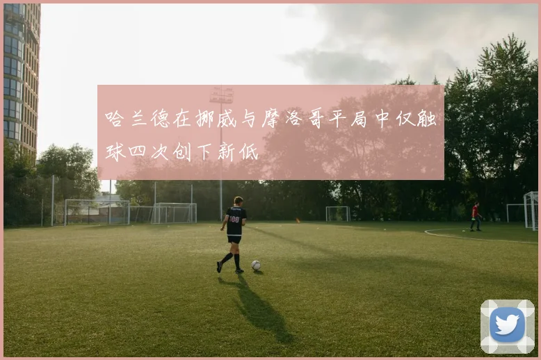 哈兰德在挪威与摩洛哥平局中仅触球四次创下新低