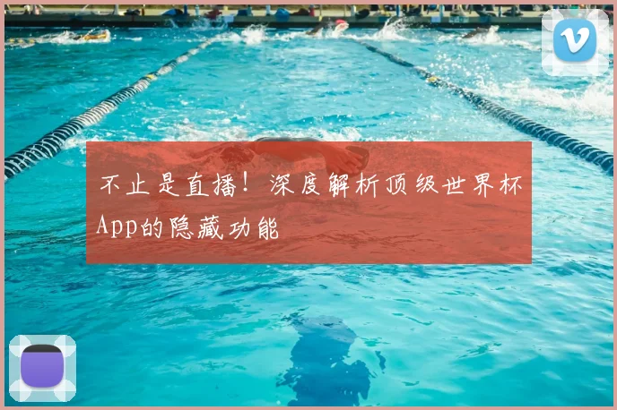 不止是直播！深度解析顶级世界杯App的隐藏功能